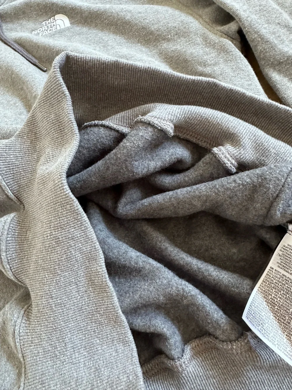 The North Face Men's Heather Grey Pullover Hoodie